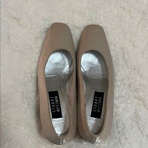 Stuart Weitzman Women's Cream Flats